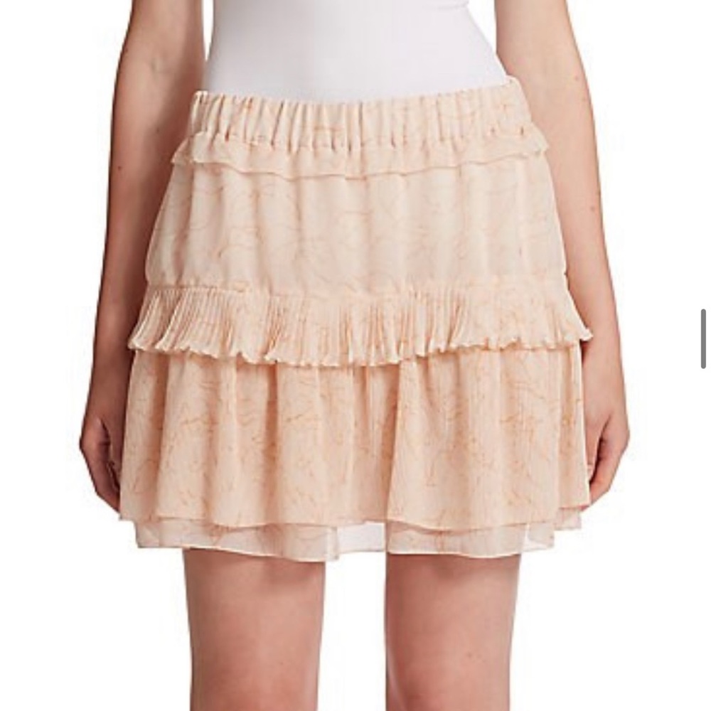 SEE BY CHLOE Mini Georgette Tiered Skirt